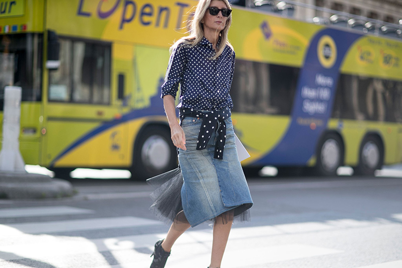 Street Style: лучшие образы на Неделе моды в Париже. Сара Рутсон
